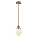 Innovations Lighting 1 Light Vintage Dimmable Led Beacon 6" Mini Pendant 201S-AC-G201-6-LED